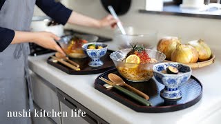 56 玉ねぎが主役のやみつきレシピ６選 夫婦の暮らしと会話 野菜を楽しむ食卓 Japanese onion recipes [upl. by Dhumma607]