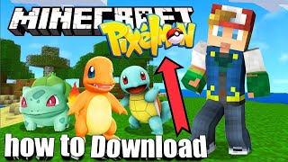 Minecraft Pokemon mod download Pokemon mod for Minecraft pocket edition  Pixelmon mod minecraft pe [upl. by Heida]