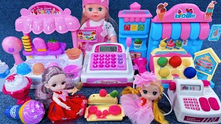 7 Minutes Satisfying with Unboxing Cute Pink Ice Cream Store Cash Register Toys ASMR  Review Toys [upl. by Waylon]