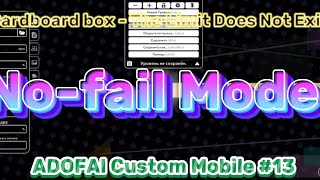 ADOFAI MOBILE CUSTOM 13 Cardboard box  The Limit Does Not Exist [upl. by Yraht]