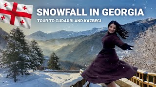 Snowfall in Georgia ❄️ 🇬🇪  Vlog 12 [upl. by Nit743]