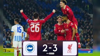 Brighton Vs Liverpool FC  Carabao Cup Highlights [upl. by Roos181]