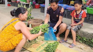 A single father and his disabled son pick wild vegetables to sell and grow bananas [upl. by Jerrome405]