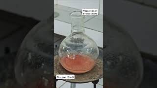 Preparation of mnitroaniline from mdinitrobenzenereduction [upl. by Eldon]