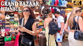 Istanbul Turkey 2024 Grand BazaarFake Market Walking Tour 4K [upl. by Victoir939]