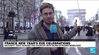 New Year celebrations a test for Paris ahead of 2024 Summer Olympics • FRANCE 24 English [upl. by Ainel]