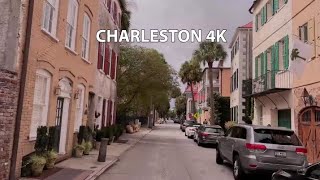 Charleston South Carolina USA 4K Scenic DriveDowntown to America Only Tea Plantationsouthcarolina [upl. by Aslin]