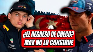 CHECO PEREZ EL REY DE BAKU MAX VERSTAPPEN NO DA FERRARI LO QUIERE Y MERCEDES REVIVE GP AZERBAIJAN [upl. by Seitz]