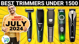 Best Trimmer For men 2024 in India  Best Trimmer Under 1500  Best Trimmer For men 2024 [upl. by Alarice354]