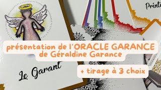 Présentation de lOracle Garance de Géraldine Garance  choix à 3 choix [upl. by Eahs434]