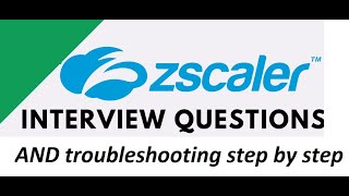 zscaler interview questions and answers zscaler proxy interviewquestions networksecurity [upl. by Roslyn]