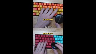 Clicky Vs Linear Switches keyboard asmr gaming pc clicky satisfying warzoneclips [upl. by Eloci]