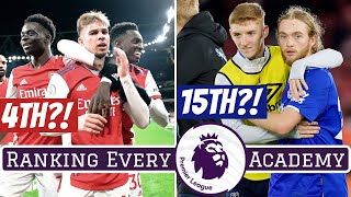 Ranking EVERY Premier League Academy From Worst to Best [upl. by Netaf]