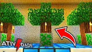 Minecraft ATIVIDADE 5  CONSEGUI ÁRVORES DUPLICADORAS  ESTAMOS RICOS [upl. by Carter632]