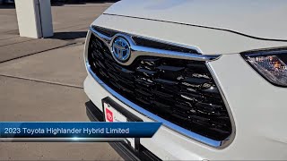 2023 Toyota Highlander Hybrid Limited Sport Utility P24508 St Paul Minneapolis Maplewood White [upl. by Endres]