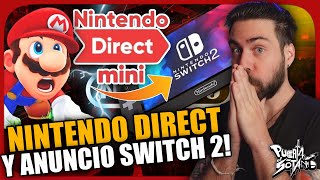 💥Nintendo Direct MINI y PRESENTACIÓN DE SWITCH 2 Si esto se cumple será BESTIAL [upl. by Elladine]