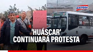 🔴🔵Empresa Huáscar continuará con protestas este martes 24 de septiembre ante extorsiones [upl. by Yk]