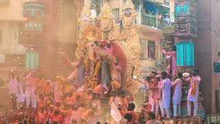 🥺Chinchpokli Cha Chintamani Visarjan 2024  Mumbai Maha Visarjan Ganpati Video 2024 Vlog RUPESH DM [upl. by Borchert439]