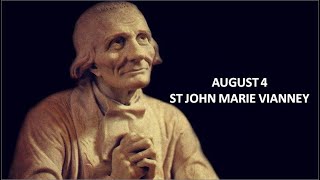 SAINT OF THR DAY AUGUST 4 ST JOHN MARIA VIANNEY PRIEST [upl. by Tosch774]