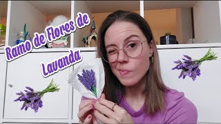 Como hacer un ramo de flores de lavanda Filigrana [upl. by Nedyah176]