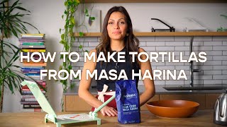 How To Make Tortillas From Masa Harina [upl. by Ykvir522]