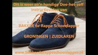 Doehetzelf Instructievideo Suède schoenen poetsen [upl. by Donnie]