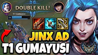 T1 Gumayusi Jinx vs Caitlyn  ADC  Korea Challenger Patch 144 ✅ [upl. by Iadahs]