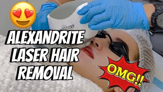 Alexandrite Laser Hair Removal [upl. by Nanci489]