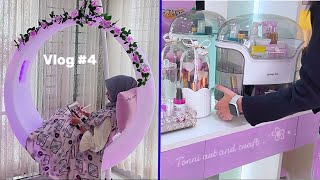 Vlog 4 clean amp organize my room with me  Aesthetic Tonni Aura Tonni art and Craft vlog 4 [upl. by Halima72]