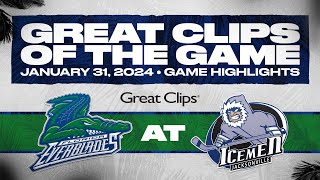 EVERBLADES FALL IN JACKSONVILLE  Great Clips of the Game 13124 [upl. by Yelir]