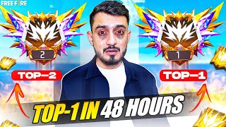 Playing 48 Hour Continue FreeFire For Region Top 1 और उसके बाद🤬😭 Hard Challenge Ep 12 [upl. by Ecnahoy]