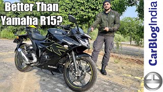 2023 Suzuki Gixxer SF 150  First Ride Review  Better Than Yamaha R15 V4 [upl. by Raines]