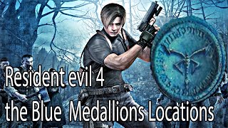 the location of all the 15 blue medallions resident evil 4 vr medallions location in farm amp cemetery [upl. by Santana]