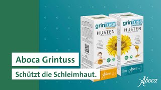 Die Grintuss Hustensäfte von Aboca 🌱 [upl. by Leunamme225]