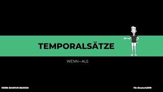 Wenn und Als Temporalsätze [upl. by Ettenaej]