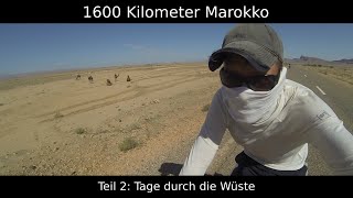 1600 Kilometer Marokko  mit dem Fahrrad durch Nordafrika  Teil 24 Tage durch die Wüste [upl. by Nylorak526]