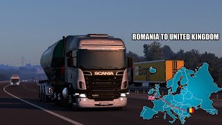 Scania G400  Romania to United Kingdom  Euro Truck Simulator 2 [upl. by Ko]