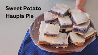 BEST Okinawan Sweet Potato Haupia Pie Recipe 🍠 🥧  How To Bake An Entire Pie from Scratch [upl. by Akirderf]