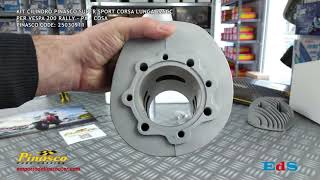 PINASCO Unboxing  Kit Cilindro Super Sport 225cc Vespa PX200 PE200  25030911 [upl. by Kataway]