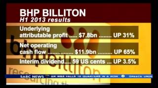 BHP Billiton post major profits [upl. by Semajwerdna]