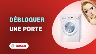 Comment débloquer une porte de machine à laver Bosch Serie 6  Merci [upl. by Sibley]