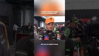 Lando Norris reaction after p6 in Brazil gp trending formula1 landonorris mclarenf1 [upl. by Juxon]