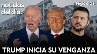 NOTICIAS DEL DÍA Trump inicia su venganza los demócratas culpan a Biden y alerta total en Ucrania [upl. by Shandee]