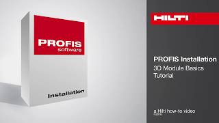 TUTORIAL of Hiltis PROFIS Installation 3D Design Module Basics [upl. by Chane]