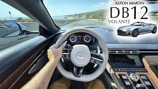 What Its Like to Live with an Aston Martin DB12 Volante POV [upl. by Tirrag598]