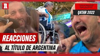 ¡Las MEJORES REACCIONES al campeonato de Argentina La gente se VOLVIÓ LOCA [upl. by Stilla]