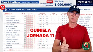 ¡Las MEJORES QUINIELAS para jugar la JORNADA 11 [upl. by Secrest159]