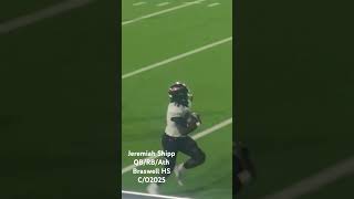 Texas High School Football QBAth Jeremiah Shipp Braswell HS [upl. by Aennil]