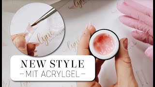 Tips mal anders benutzen  New Style Nägel mit Acrylgel 💅 [upl. by Lotson981]