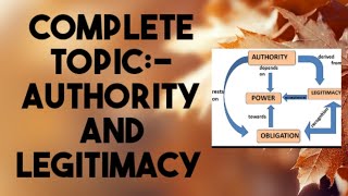 notesmaking related to authority and Legitimacy authority and legitimacy in political science [upl. by Blau]